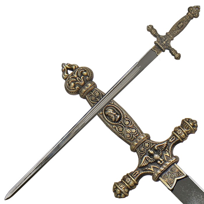 Haller, Degen, Napoleon, miniature sword, cast metal, 44 cm long
